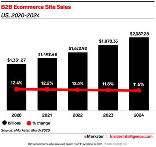 B2 B e Commerce Site Sales