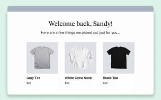 Shoppable Landing Pages