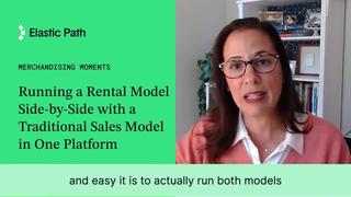 Running a rental and traditional business model from the same platform